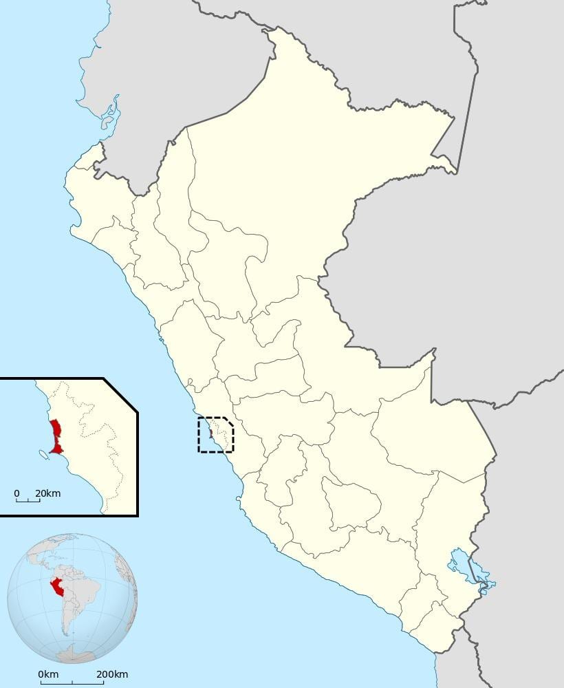 žemėlapis callao Peru