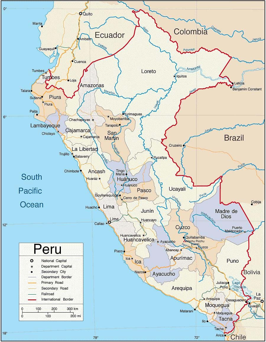 žemėlapis moray Peru