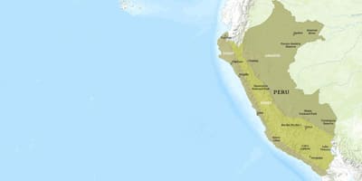 Žemėlapis kuelap Peru 