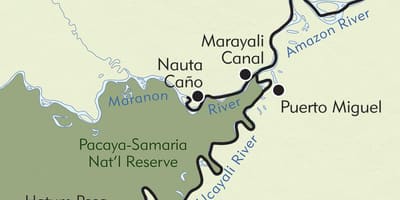 "Amazon" Peru žemėlapį
