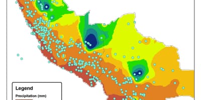Žemėlapis Peru klimato