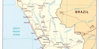 Žemėlapis Peru narių