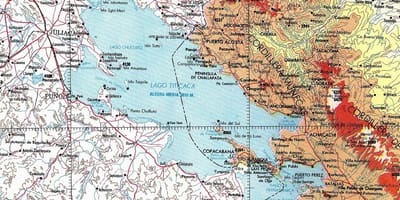 Žemėlapis titikakos ežero Peru 